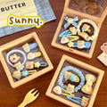 Cute milk yellow bear series hair accessories combination
