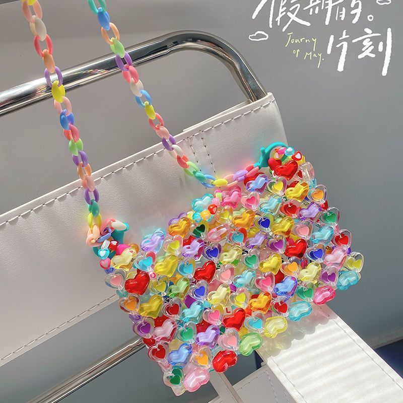 Color DIY handmade beaded bags