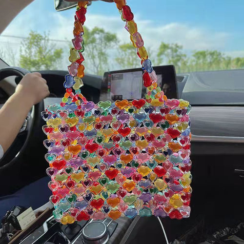 Color DIY handmade beaded bags