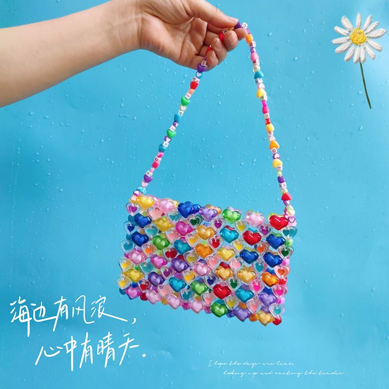 Color DIY handmade beaded bags