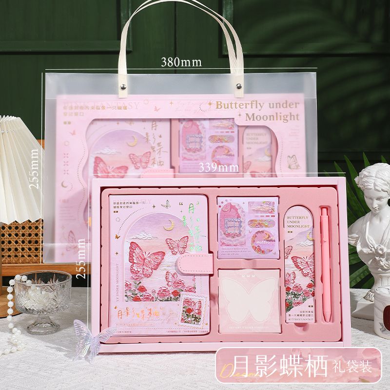 Oil painting style DIY handbook tape birthday gift