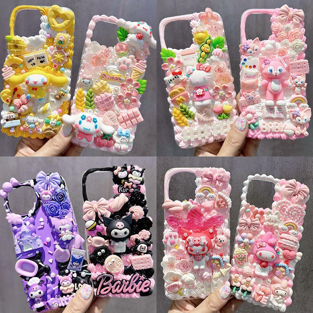DIY Mobile phone case material kit（Contact Candy before placing an order to check the model of your phone）